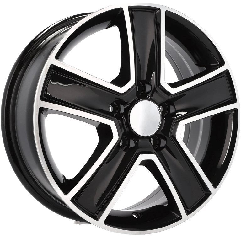 Alu kola pro Mercedes BK473 6.5x15 5x130 ET50 Black Polished