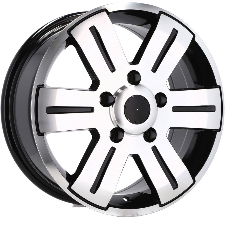 Alu kola pro Mercedes BK562 7x16 6x130 ET55 Black Polished