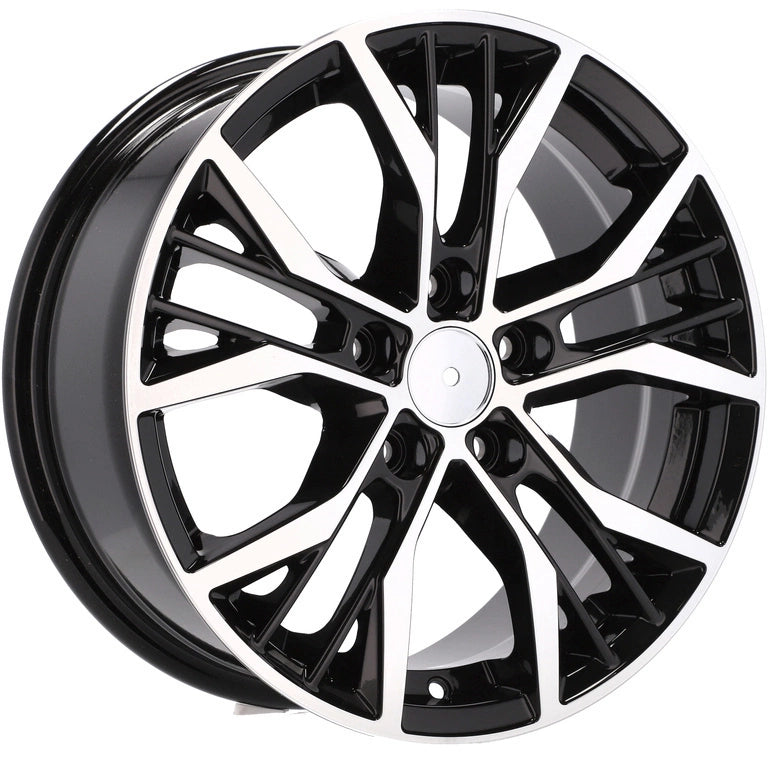 Alu kola pro Volkswagen BK713 7x16 5x112 ET45 Black Polished