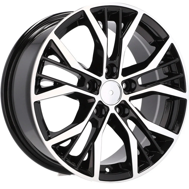 Alu kola Volkswagen BK713 7x16 5x112 ET45 Black Polished