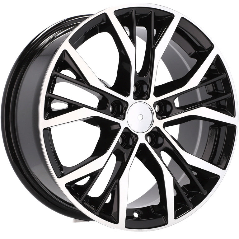 Alu kola pro Volkswagen BK713 7x16 5x100 ET40 Black Polished