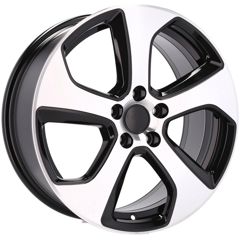 Alu kola Volkswagen E1097 7.5x18 5x112 ET49 Black Polished