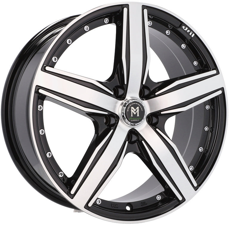 Alu kola pro Racing Line A5396 7x17 5x105 ET40 Black Polished