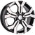 Alu kola pro Dacia B1110 6.5x17 5x114.3 ET50 66.1 Black Polished