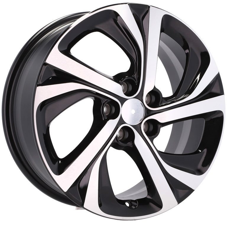 Alu kola pro Citroen F5576 7x17 5x108 ET48 Black Polished