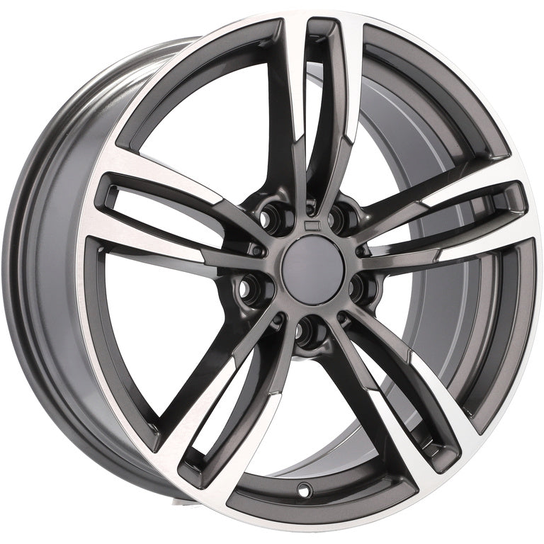 Alu kola pro BMW BK855 8x17 5x120 ET34 Grey Polished