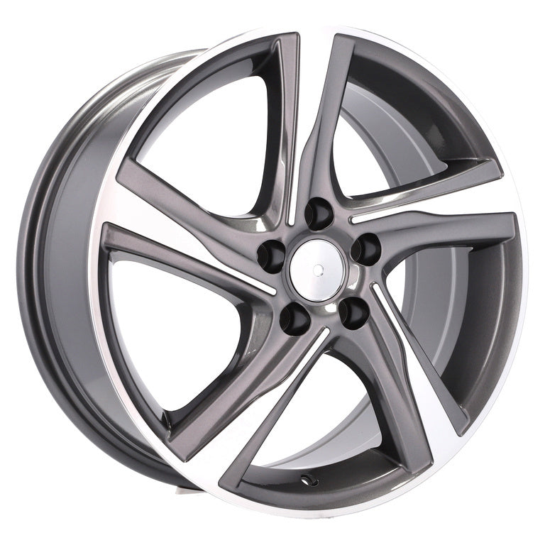 Alu kola pro Volvo BY115 7.5x18 5x108 ET49 Grey Polished