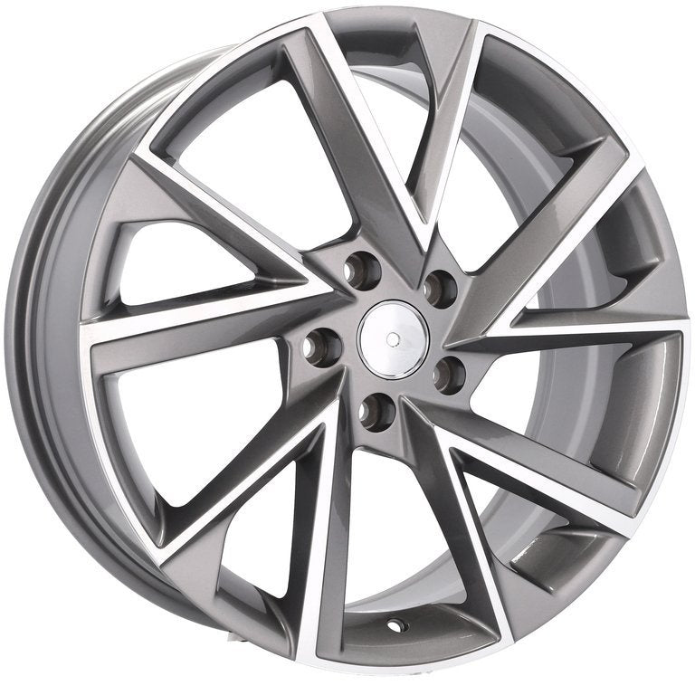 Alu kola Racing Line FE181 7x17 5x112 ET40 šedá, Škoda