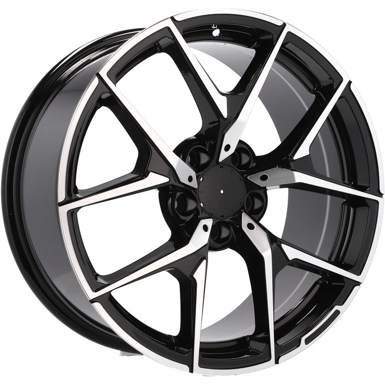 Alu kola pro Mercedes XE137 8.5x19 5x112 ET43 Black Polished