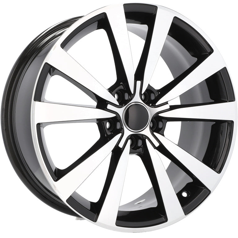 Alu kola pro Volkswagen A5576 8x18 5x112 ET44 Black Polished