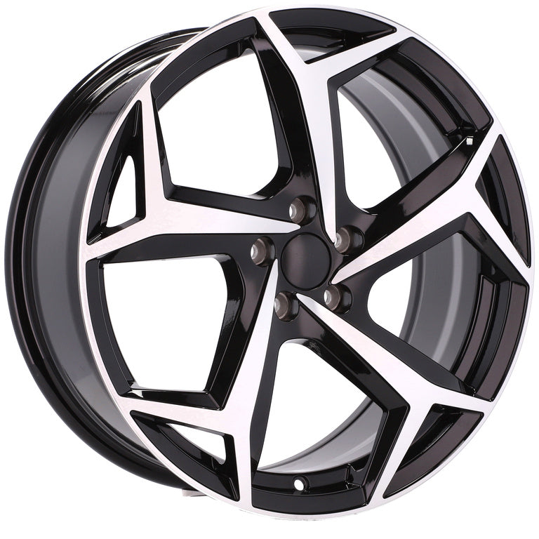 Alu kola pro Volkswagen XE182 8x18 5x112 ET44 Black Polished