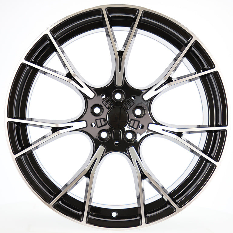 Alu kola pro BMW B1617 8x18 5x120 ET30 Black Polished