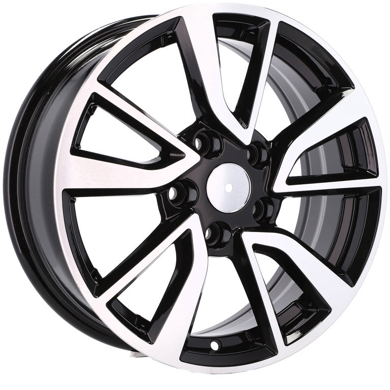 Alu kola pro Nissan BY131 7.5x18 5x114.3 ET40 Black Polished