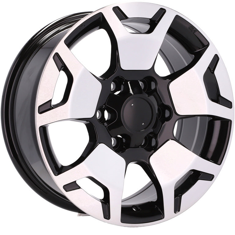 Alu kola pro Toyota B1460 7.5x18 6x139.7 ET25 Black Polished