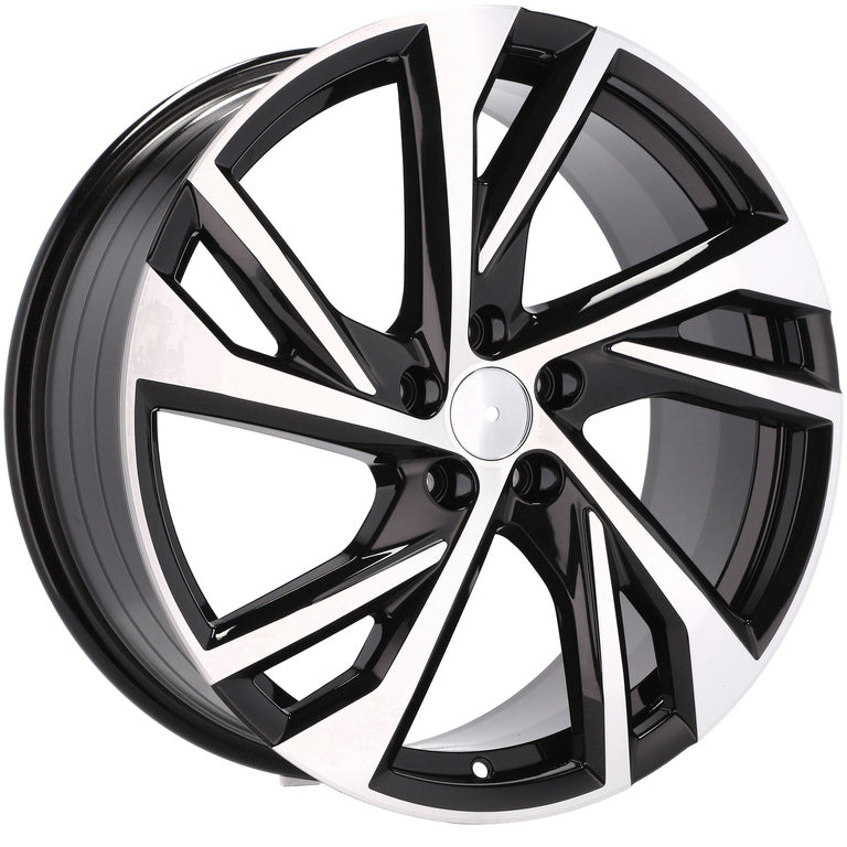 Alu kola pro Volvo FE183 8x18 5x108 ET50 Black Polished