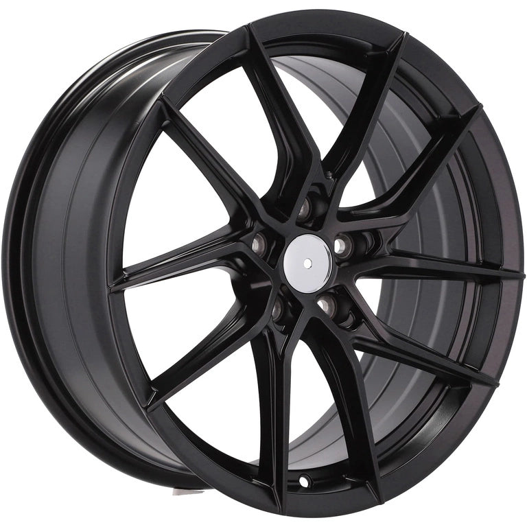 Alu kola pro Racing Line D2044 8x18 5x112 ET35 Black Half Matt