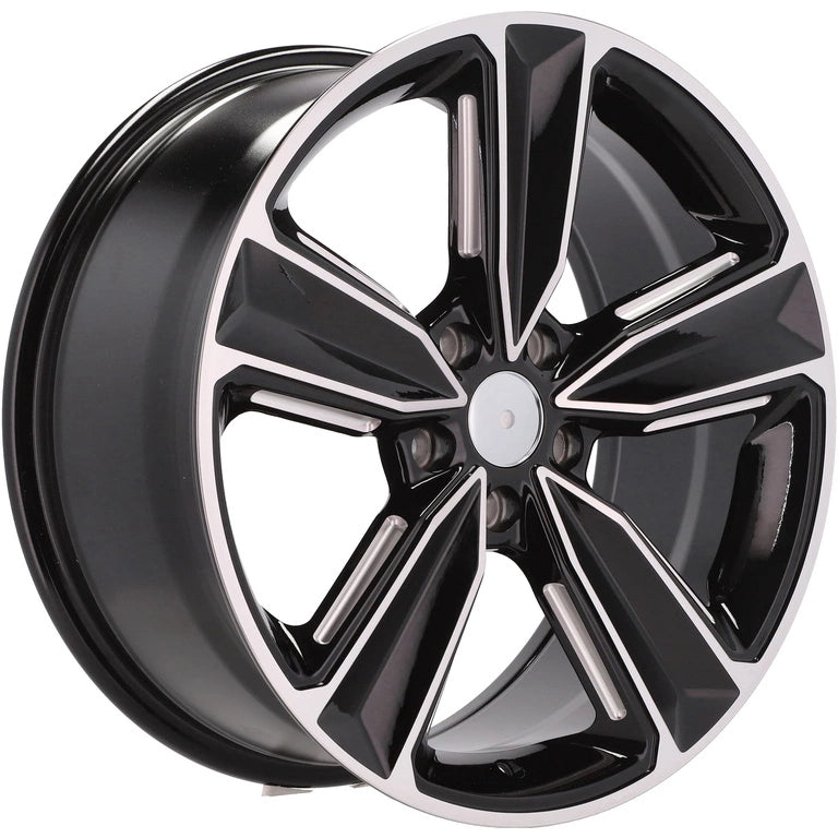 Alu kola pro Audi AU016 8x18 5x112 ET40 Black Polished