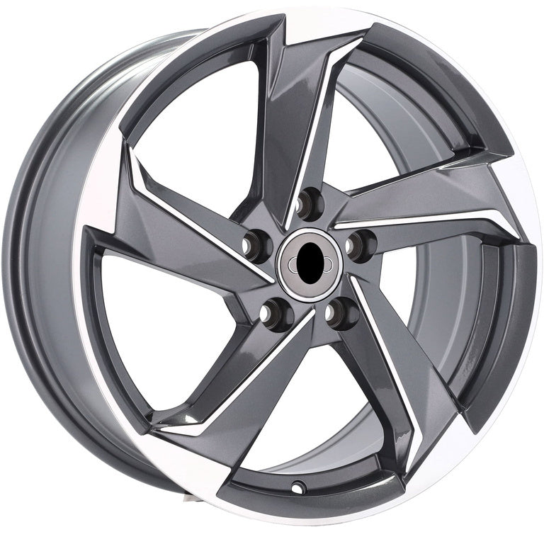 Alu kola pro Audi B5185 8.5x19 5x112 ET35 Grey Polished