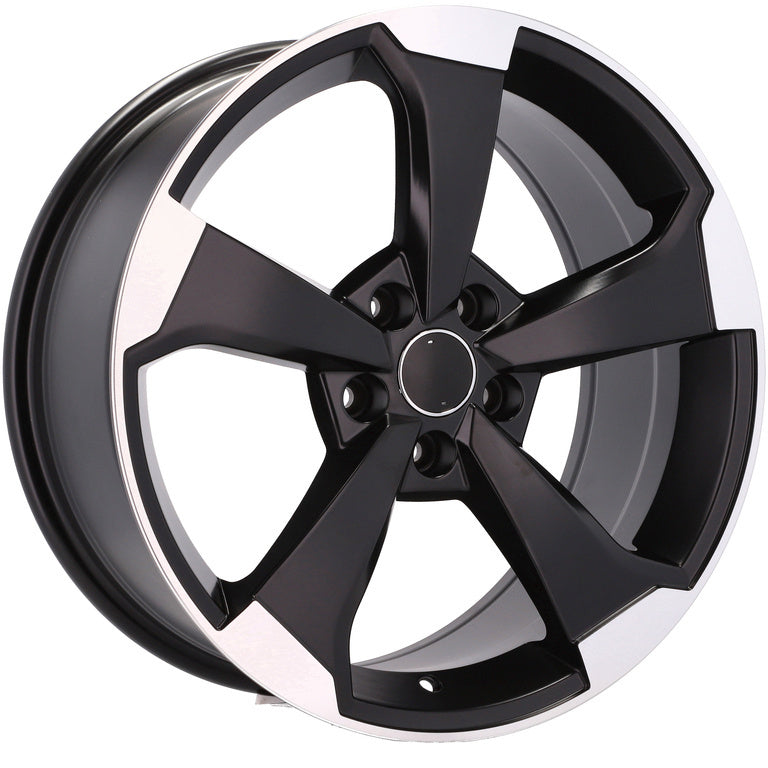 Alu kola pro Audi XE351 8x18 5x112 ET40 Black Polished