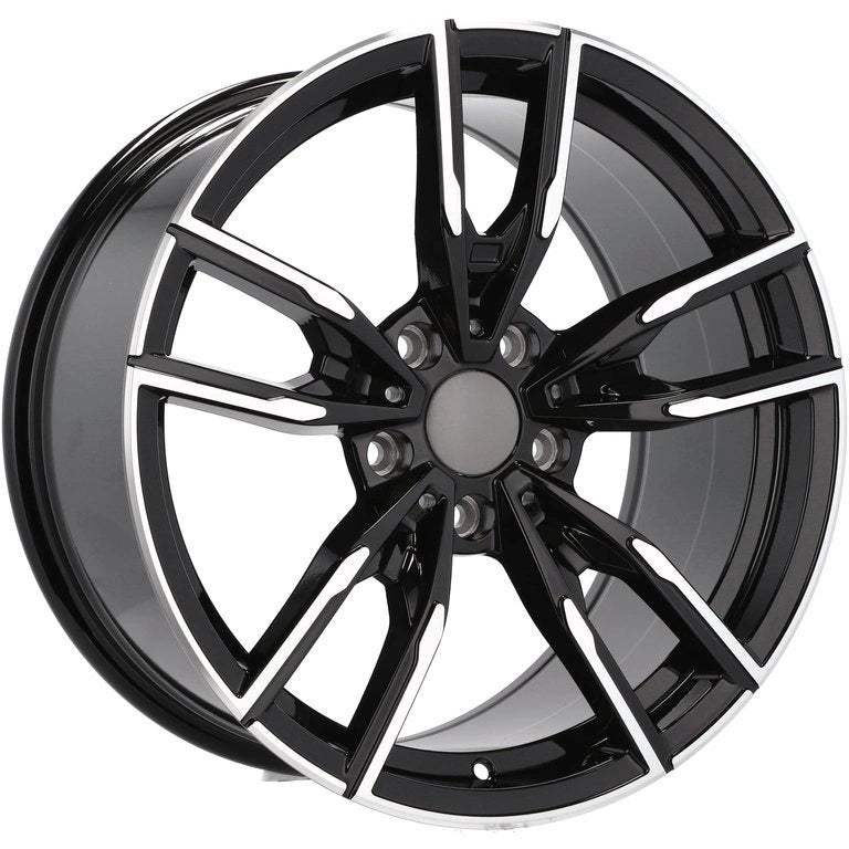 Alu kola pro BMW I5478 9x18 5x112 ET40 Black Polished Half Matt