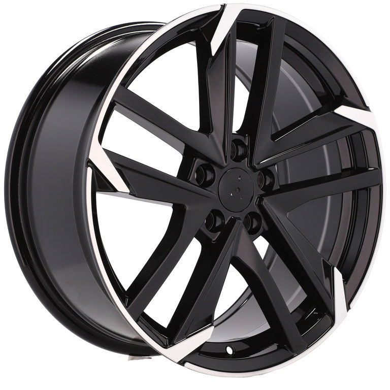 Alu kola pro Peugeot XE170 7x16 5x108 ET25 Black Polished