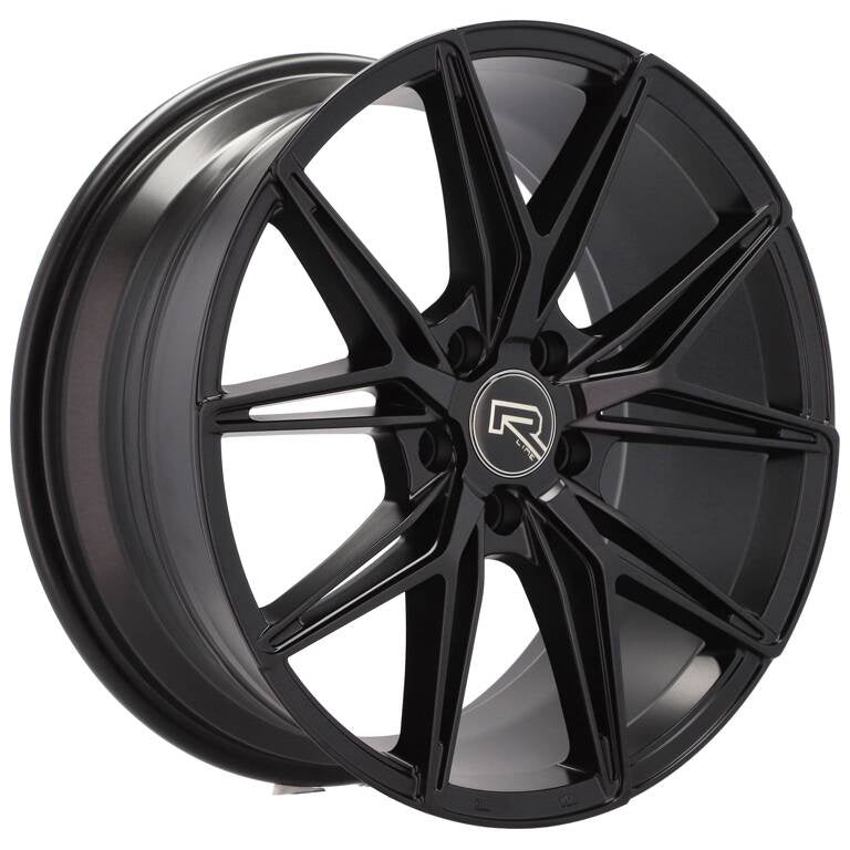 Alu kola pro Racing Line Y0036 8x18 5x108 ET40 Black Half Matt