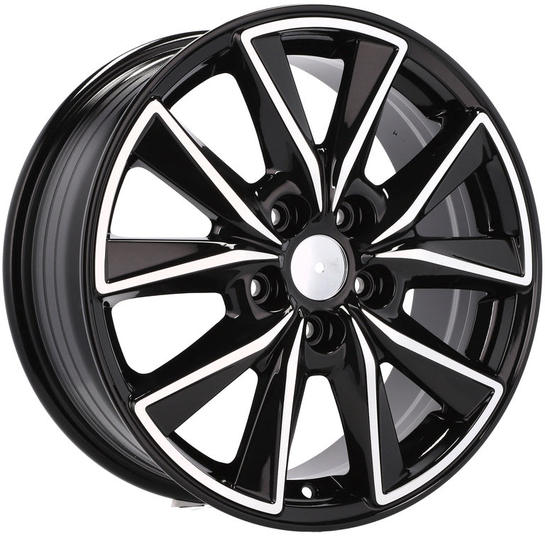 Alu kola pro Mazda FE173 7.5x18 5x114.3 ET45 Black Polished