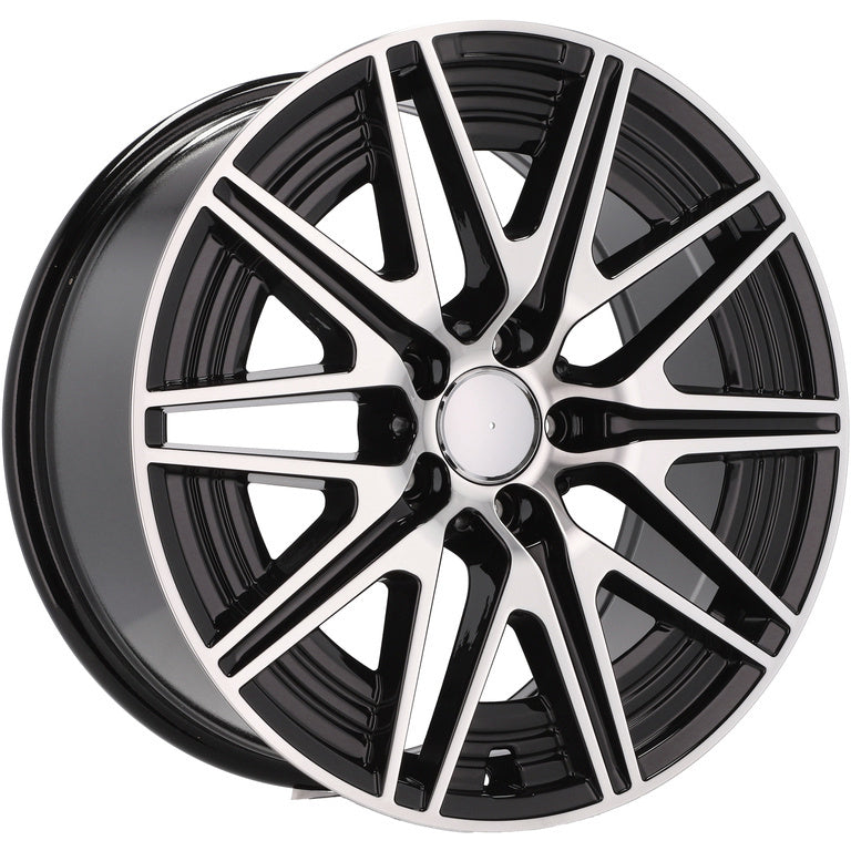 Alu kola pro Mercedes Y0102 8.5x19 5x112 ET52 Black Polished