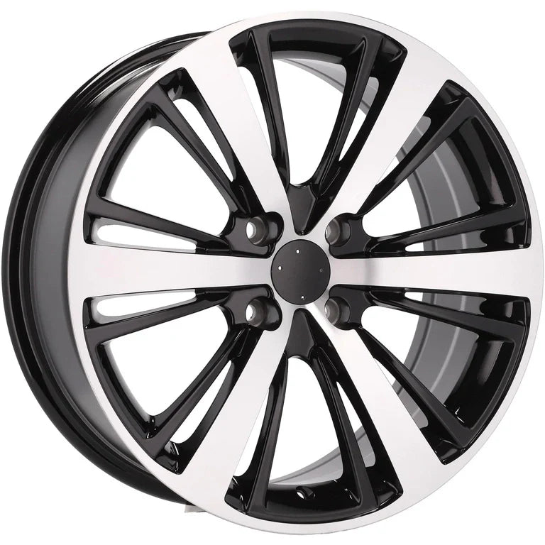 Alu kola Peugeot LU451 7x17 4x108 ET25 Black Polished