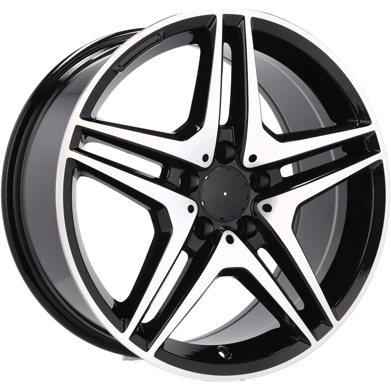 Alu kola pro Mercedes BY496 8.5x19 5x112 ET43 Black Polished