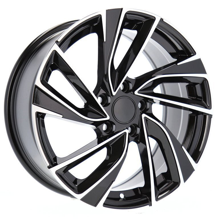 Alu kola pro Volkswagen B5772 7.5x18 5x112 ET45 Black Polished