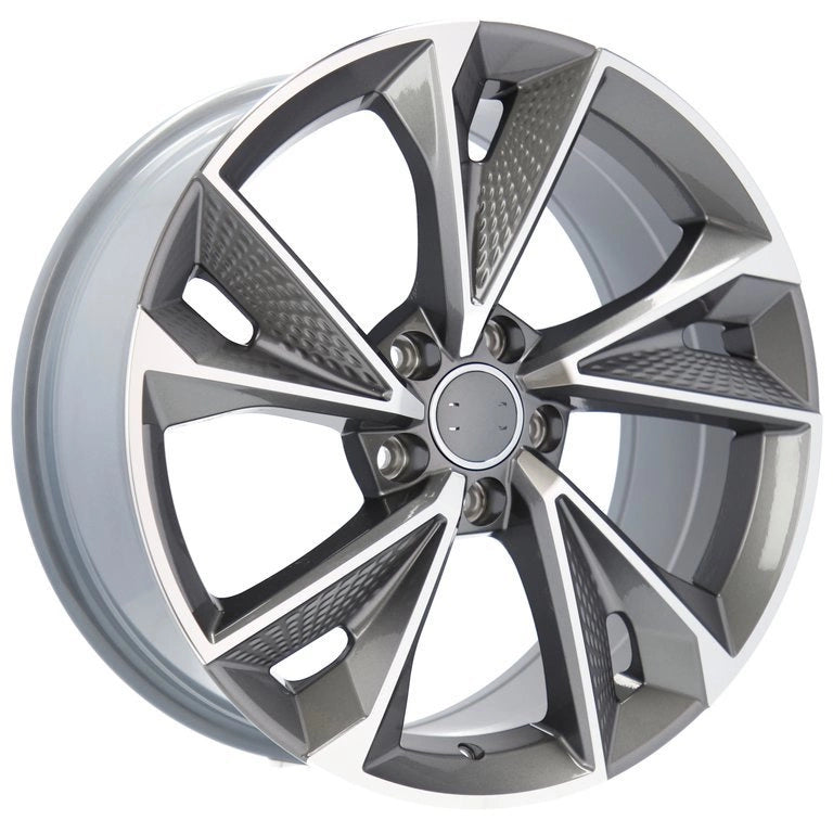 Alu kola pro Audi B1566 8x18 5x112 ET40 Grey Polished