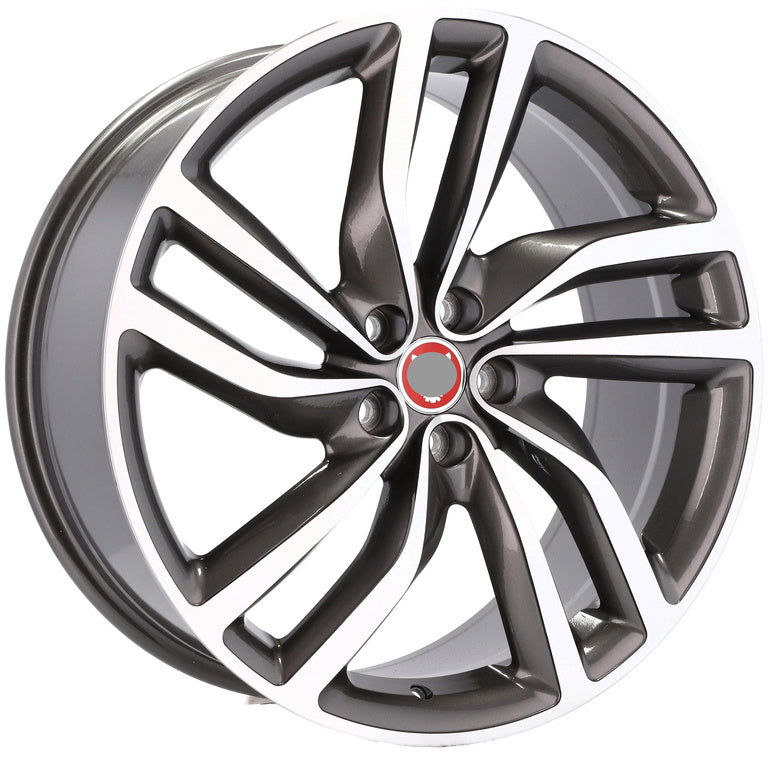 Alu kola Racing Line HE721 9.5x20 5x108 ET41 Grey Polished