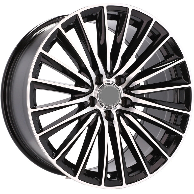 Alu kola pro Mercedes Y5909B 8.5x20 5x112 ET40 Black Polished