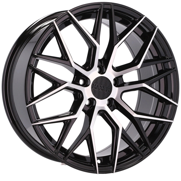 Alu kola HAXER HX035 8.5x19 5x108 ET40 Black Polished