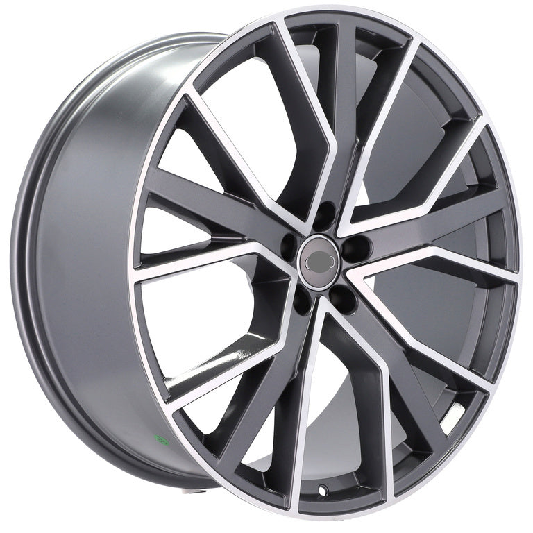 Alu kola pro Audi B5131 8x18 5x112 ET35 Grey Polished Half Matt