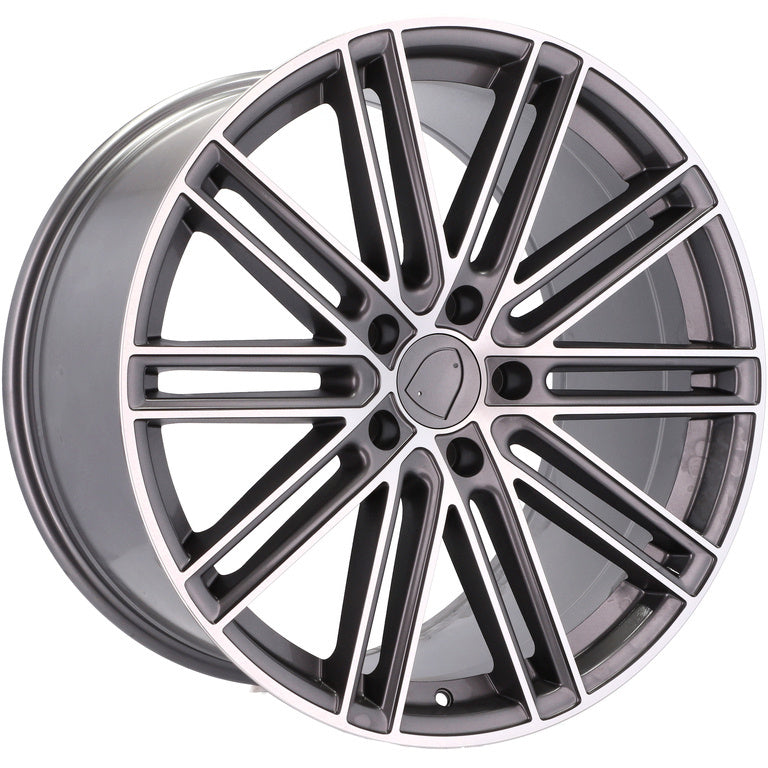 Alu kola pro Porsche B1271 11.5x21 5x130 ET60 Grey Polished