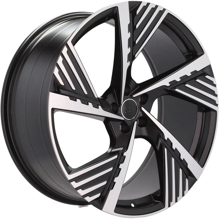 Alu kola pro Audi I5639 9.5x22 5x112 ET36 Black Polished Half Matt