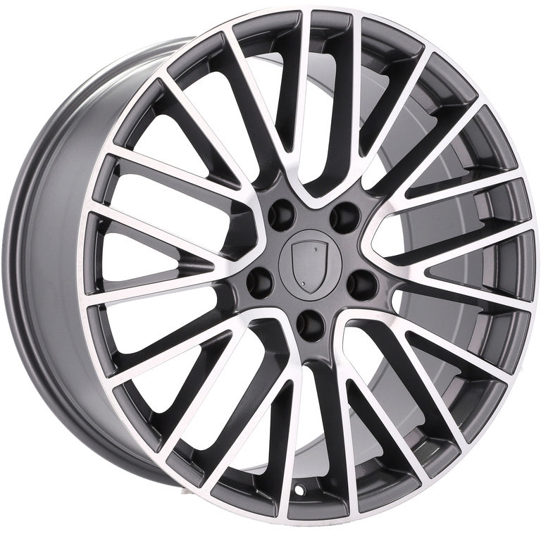 Alu kola pro Porsche FE179 10x22 5x130 ET48 Grey Polished