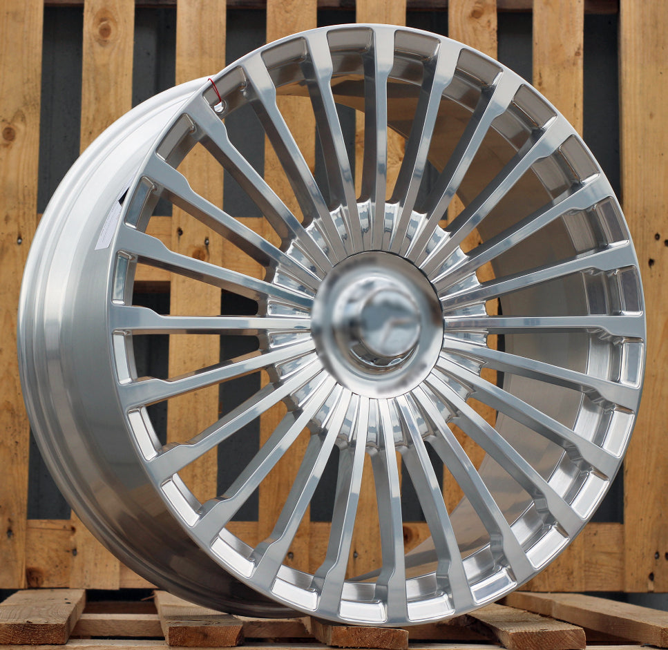 Alu kola pro Mercedes CTRGW618 11x22 5x112 ET40 66.6 Full Polished | Wheelsup.cz