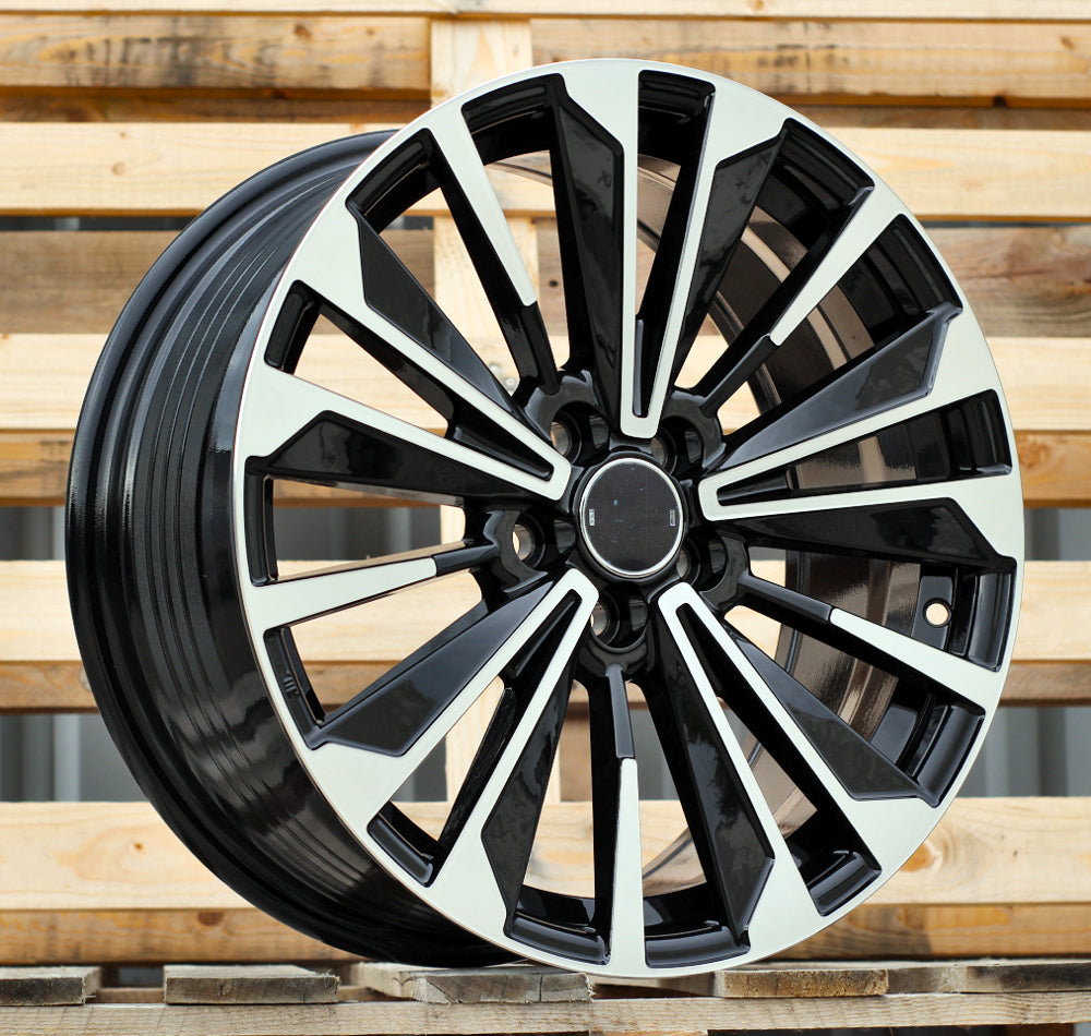 Alu kola pro Toyota FBX374 7.5x17 5x114.3 ET40 60.1 Black Polished