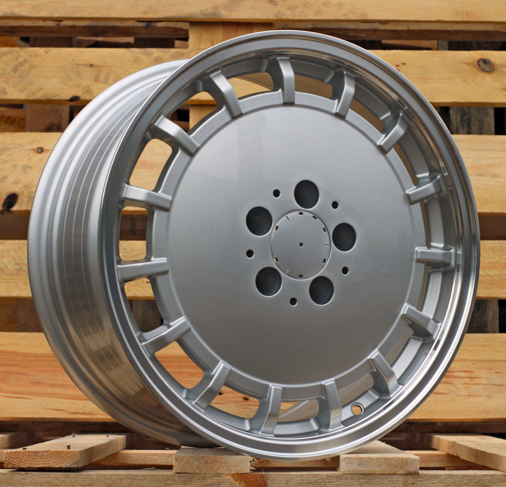 Alu kola pro Mercedes F3029 9x17 5x112 ET30 66.6 Silver & Polished Lip