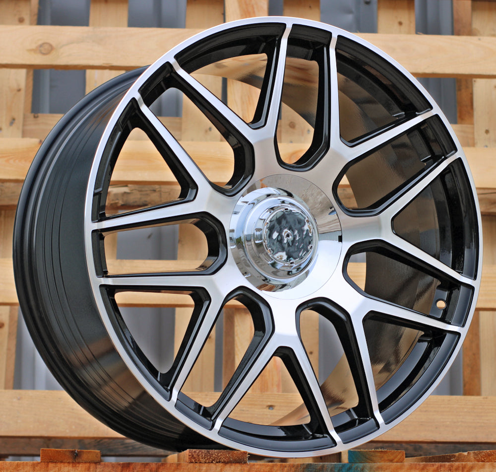 Alu kola pro Mercedes B5318 10x22 5x130 ET36 84.1 černá | Wheelsup.cz