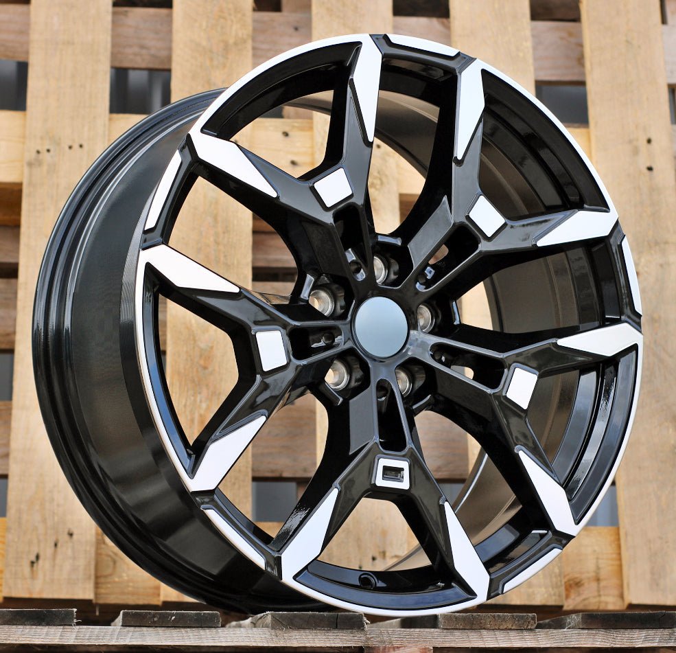 Alu kola pro BMW H3456F 8x19 5x112 ET27 66.6 Black Polished