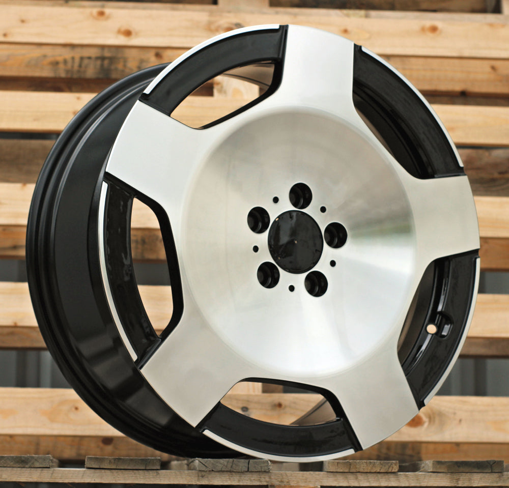 Alu kola pro Mercedes IN3518F 7.5x17 5x112 ET48 66.6 černá