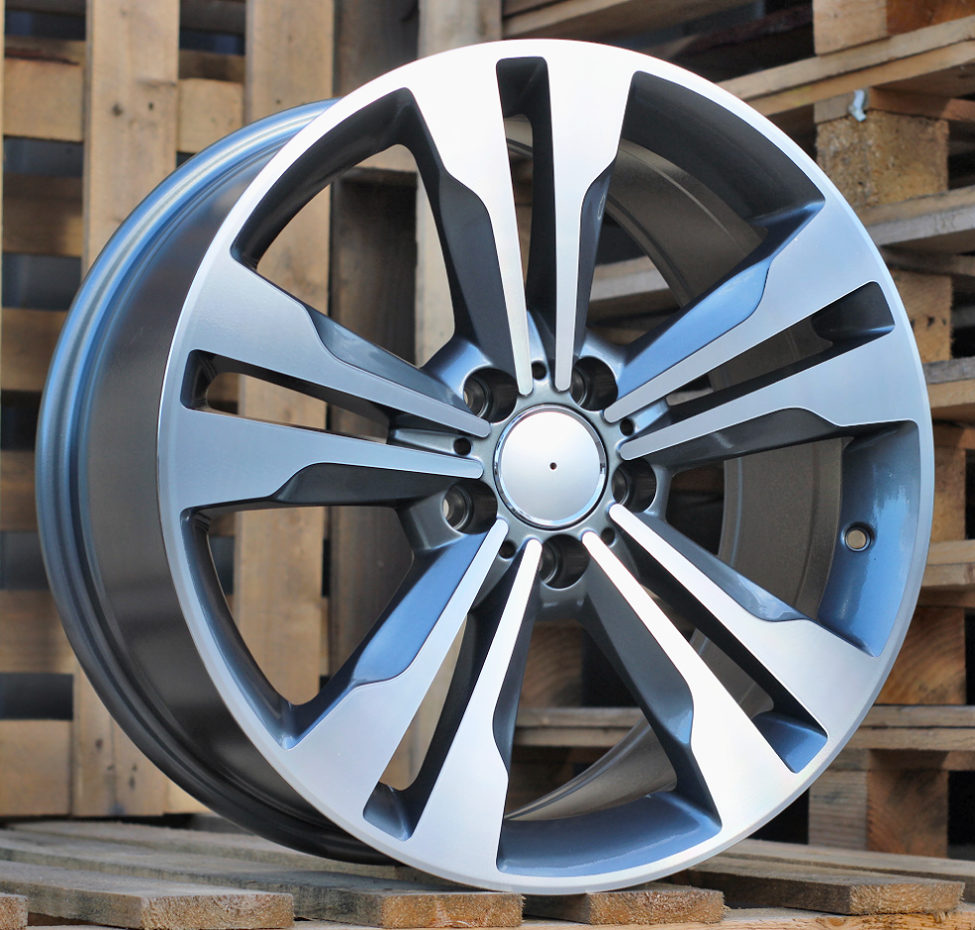 Alu kola pro Mercedes BK754 7.5x17 5x112 ET44 Grey Polished