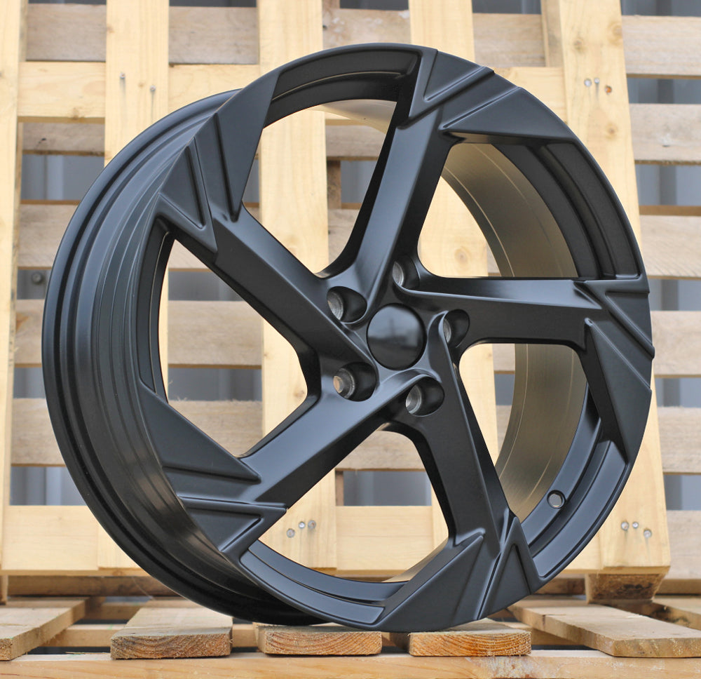 Alu kola pro Volkswagen YF5754 7.5x18 5x112 ET45 57.1 Black Half Matt