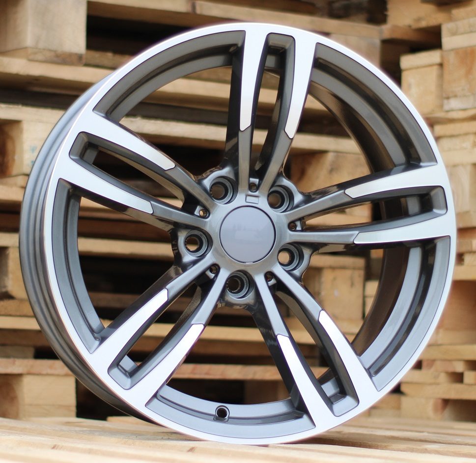 Alu kola pro BMW BK855 8x17 5x120 ET34 Grey Polished