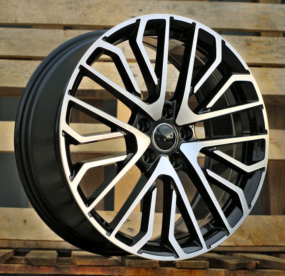 Alu kola pro Audi 3S1261 10x22 5x112 ET21 66.6 Black Polished