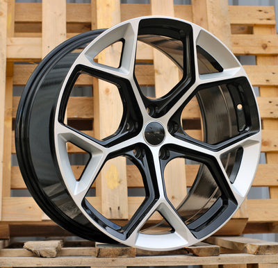 Lichtmetalen velgen voor Audi I5598 9.5x22 5x112 ET28 66.6 Zilver